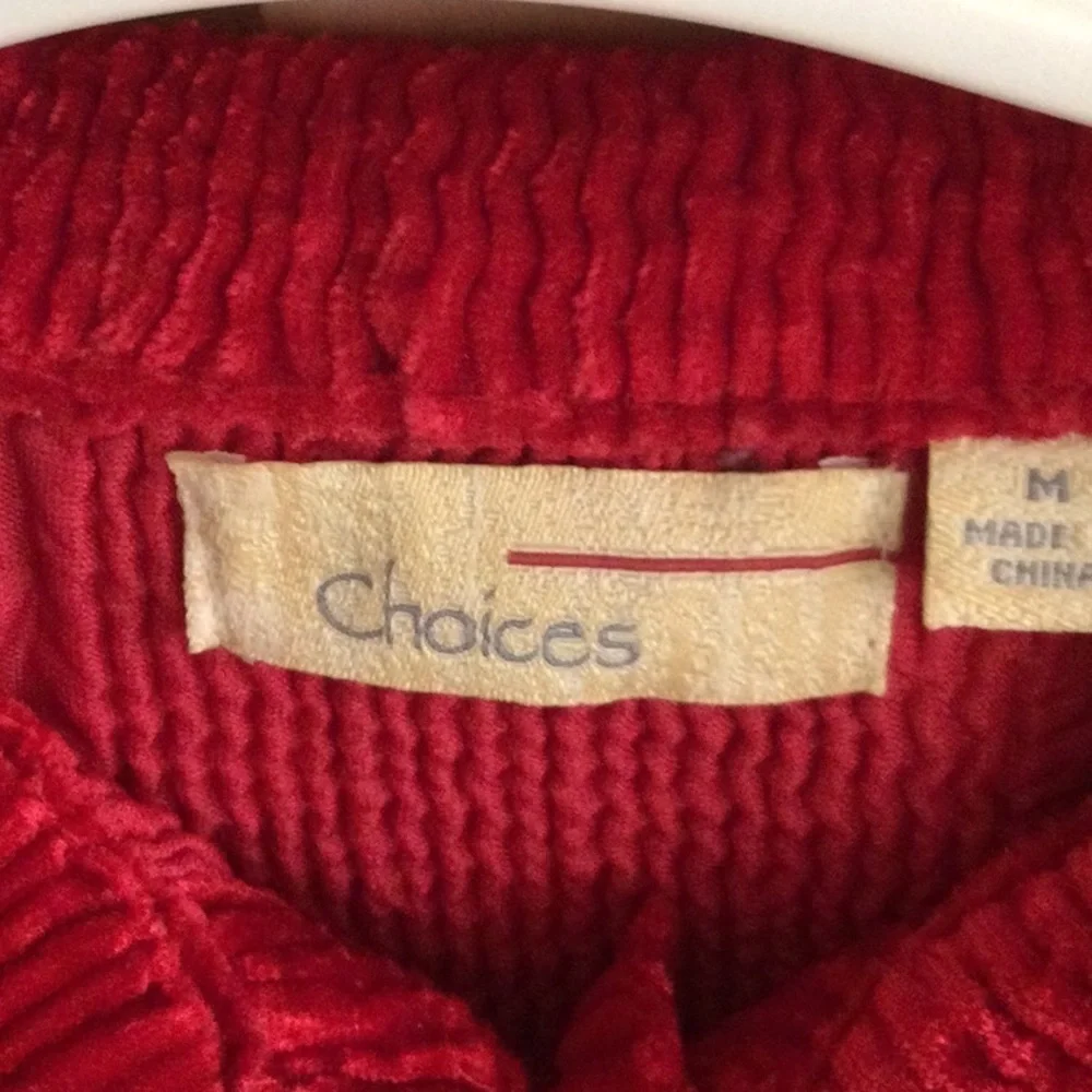 Woman’s Vintage Red Sweater byChoices size M